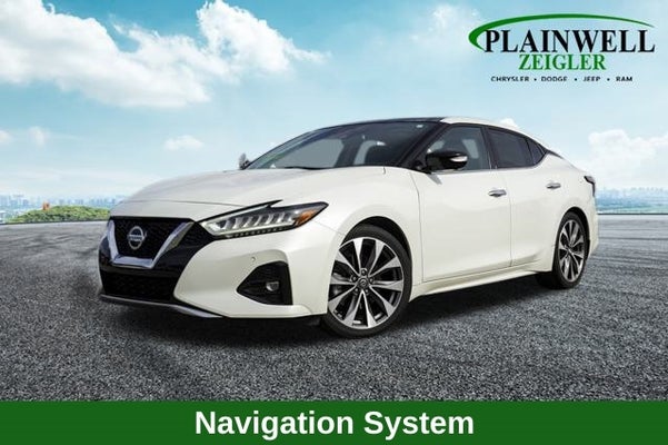 2019 Nissan Maxima Platinum Navigation System Power moonroof in Kalamazoo, MI - HZ Plainwell Ford