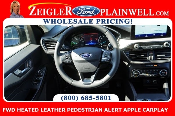 2021 Ford Escape SEL FWD HEATED LEATHER PEDESTRIAN ALERT APPLE CARPLAY in Kalamazoo, MI - HZ Plainwell Ford