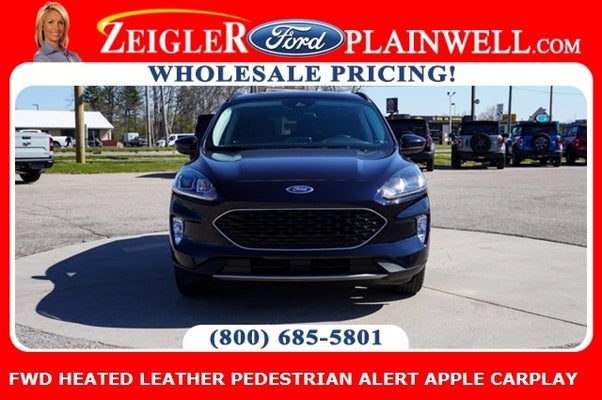 2021 Ford Escape SEL FWD HEATED LEATHER PEDESTRIAN ALERT APPLE CARPLAY in Kalamazoo, MI - HZ Plainwell Ford