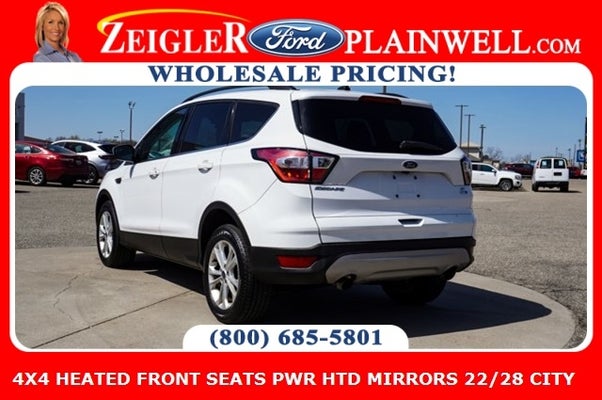 2018 Ford Escape SE 4X4 HEATED FRONT SEATS PWR HTD MIRRORS 22/28 CITY in Kalamazoo, MI - HZ Plainwell Ford