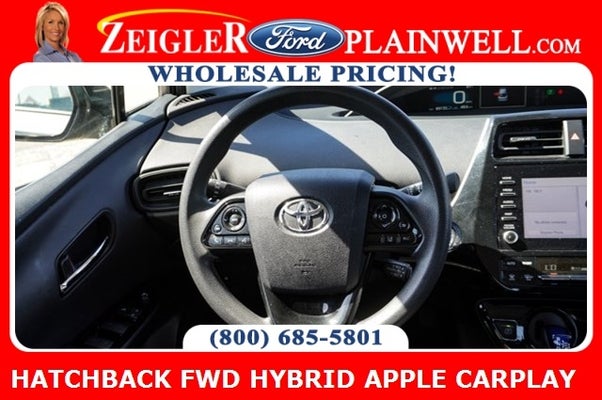 2020 Toyota Prius L HATCHBACK FWD HYBRID APPLE CARPLAY in Kalamazoo, MI - HZ Plainwell Ford