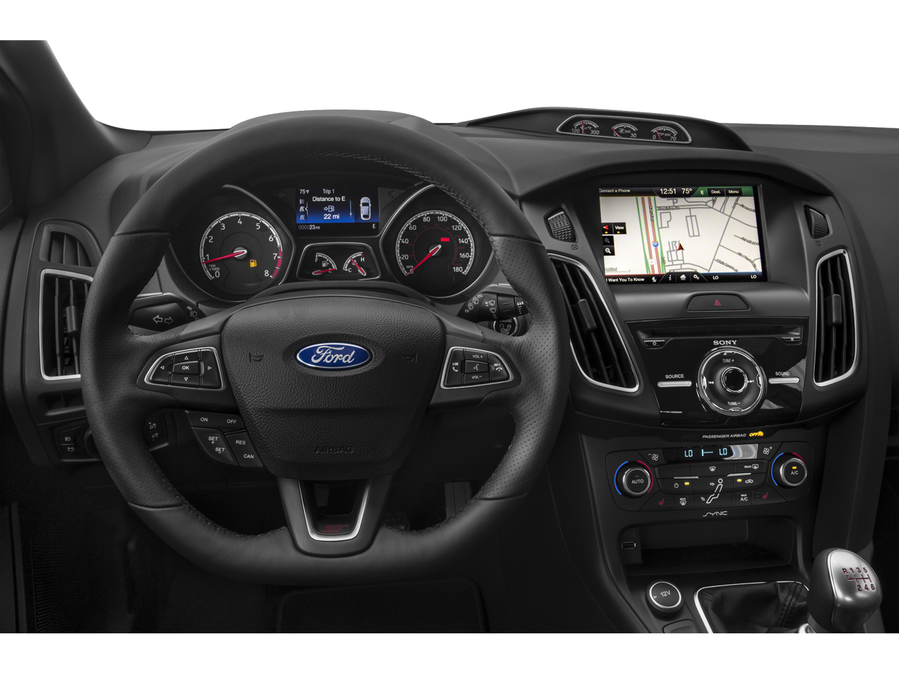 2015 Ford Focus ST Voice-Activated Navigation