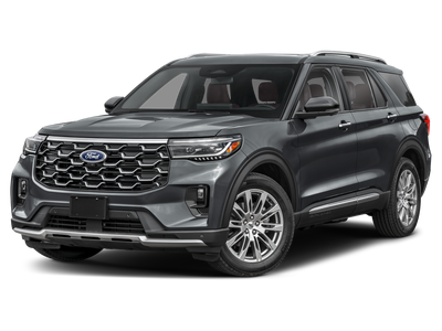 2025 Ford Explorer Platinum Lux Leather Pkg Panoramic Roof Co Pilot 360 21" Wh