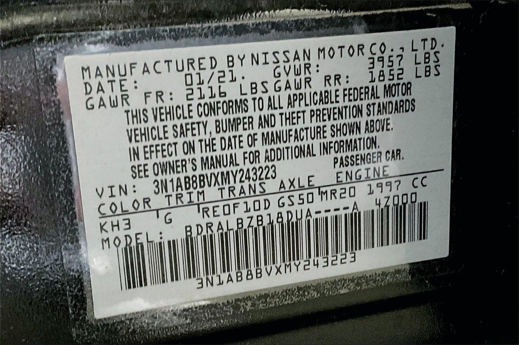 2021 Nissan Sentra S