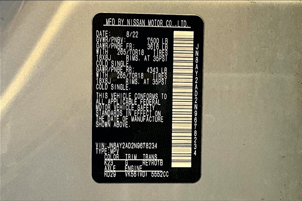 2022 Nissan Armada SV