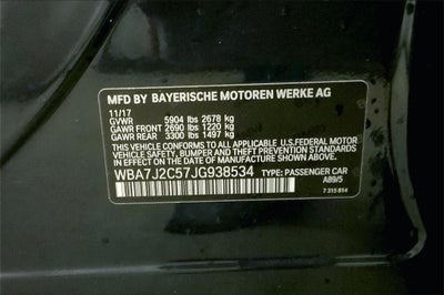 2018 BMW 7 Series 740e xDrive iPerformance