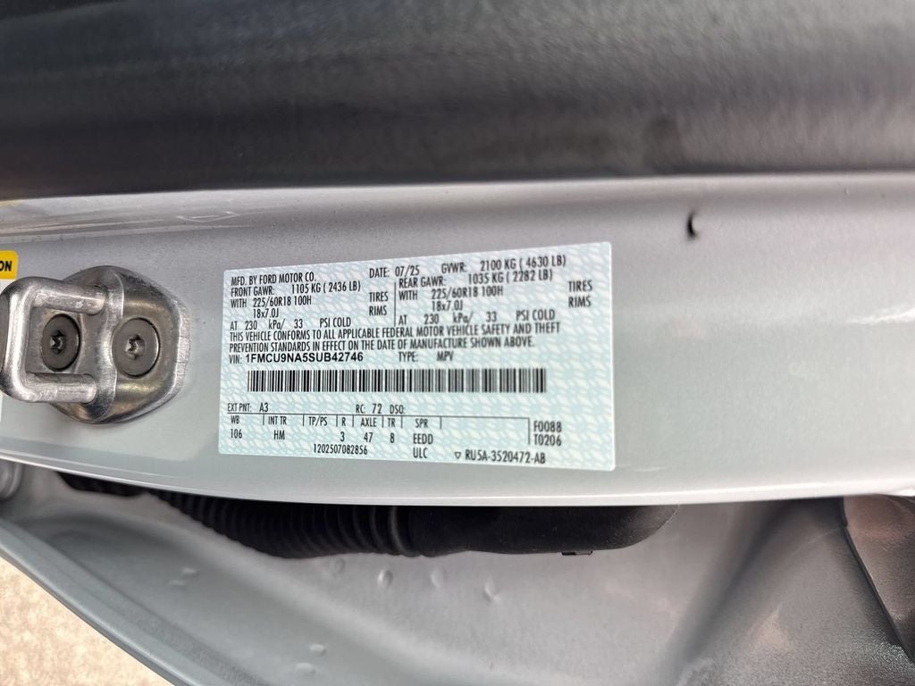 2025 Ford Escape ST-Line Select