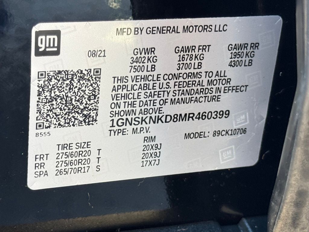 2021 Chevrolet Tahoe LT 4WD