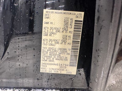 2023 Nissan Frontier SV