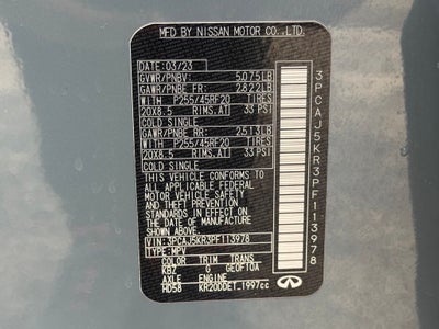 2023 INFINITI QX55 ESSENTIAL