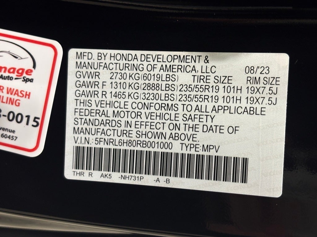 2024 Honda Odyssey Touring