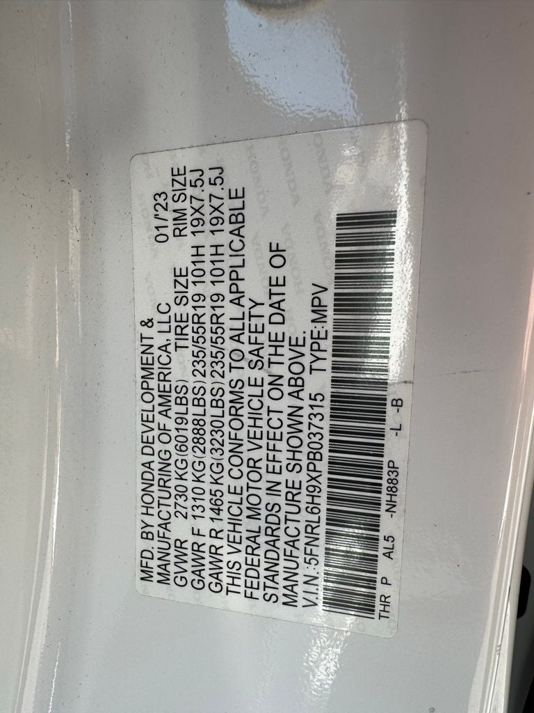 2023 Honda Odyssey Elite