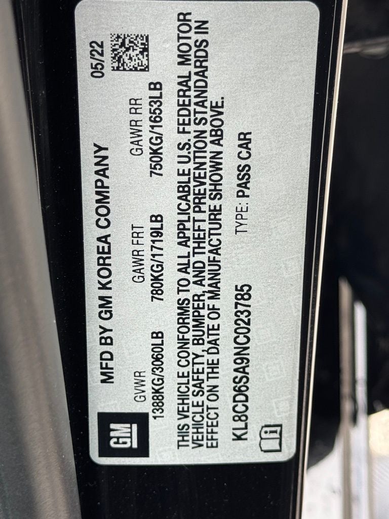 2022 Chevrolet Spark 1LT