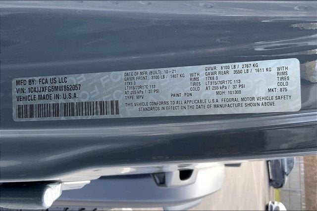 2021 Jeep Wrangler Unlimited Rubicon