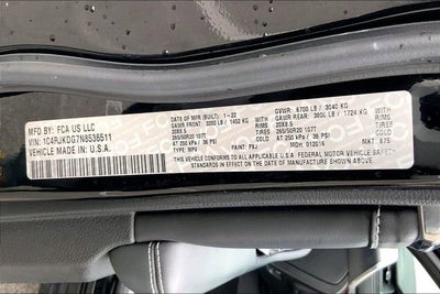 2022 Jeep Grand Cherokee Overland