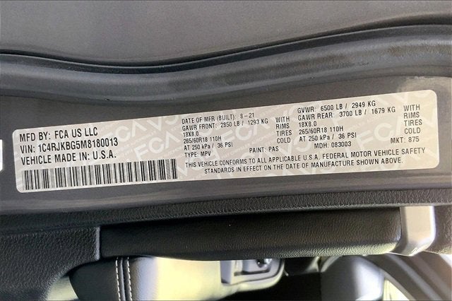 2021 Jeep Grand Cherokee L Limited