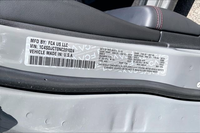 2022 Dodge Durango R/T Plus