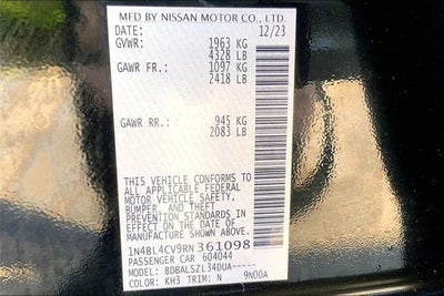 2024 Nissan Altima 2.5 SR