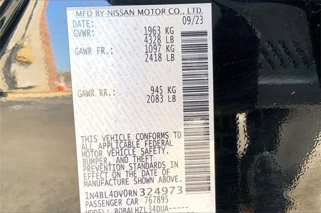 2024 Nissan Altima 2.5 SV