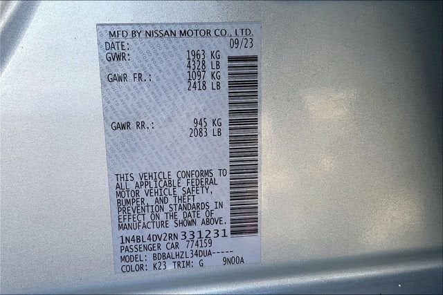 2024 Nissan Altima 2.5 SV