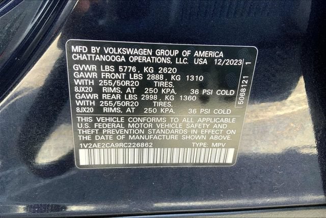 2024 Volkswagen Atlas Cross Sport 2.0T SEL R-Line