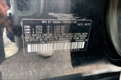 2022 Subaru Legacy Premium
