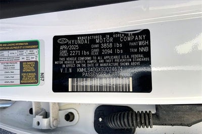 2025 Hyundai Elantra SEL Convenience