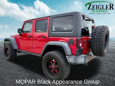 2016 Jeep Wrangler Unlimited Sport Black Bear Package