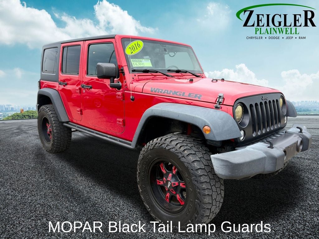 2016 Jeep Wrangler Unlimited Sport Black Bear Package