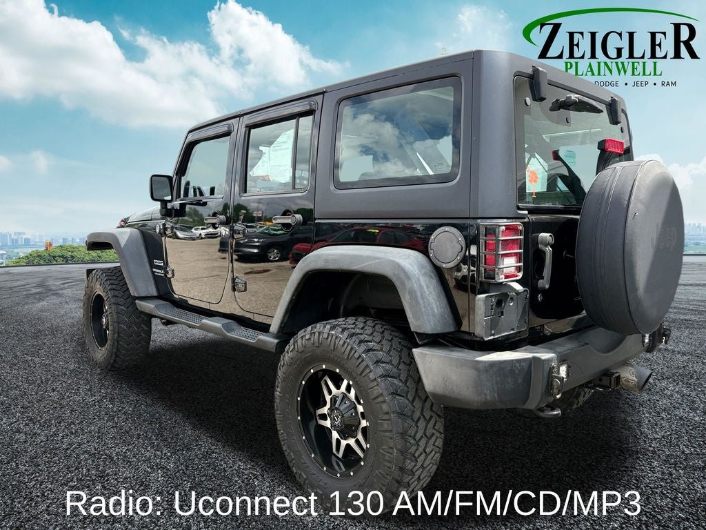 2014 Jeep Wrangler Unlimited Sport Black 3-Piece Hard Top