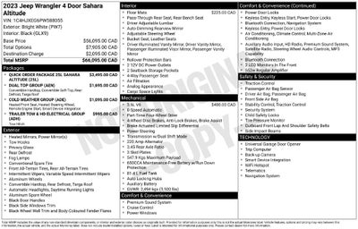 2023 Jeep Wrangler Altitude