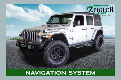 2023 Jeep Wrangler Rubicon Navigation System & ParkView Rear Back-Up Camera