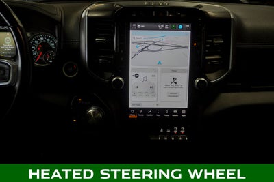 2023 RAM 1500 Laramie Dual-Pane Panoramic Sunroof -12" Touchscreen Displ