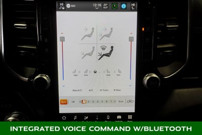 2023 RAM 1500 Laramie Dual-Pane Panoramic Sunroof -12" Touchscreen Displ