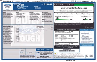 2023 Ford E-Transit-350 Base Navigation system: Connected Navigation