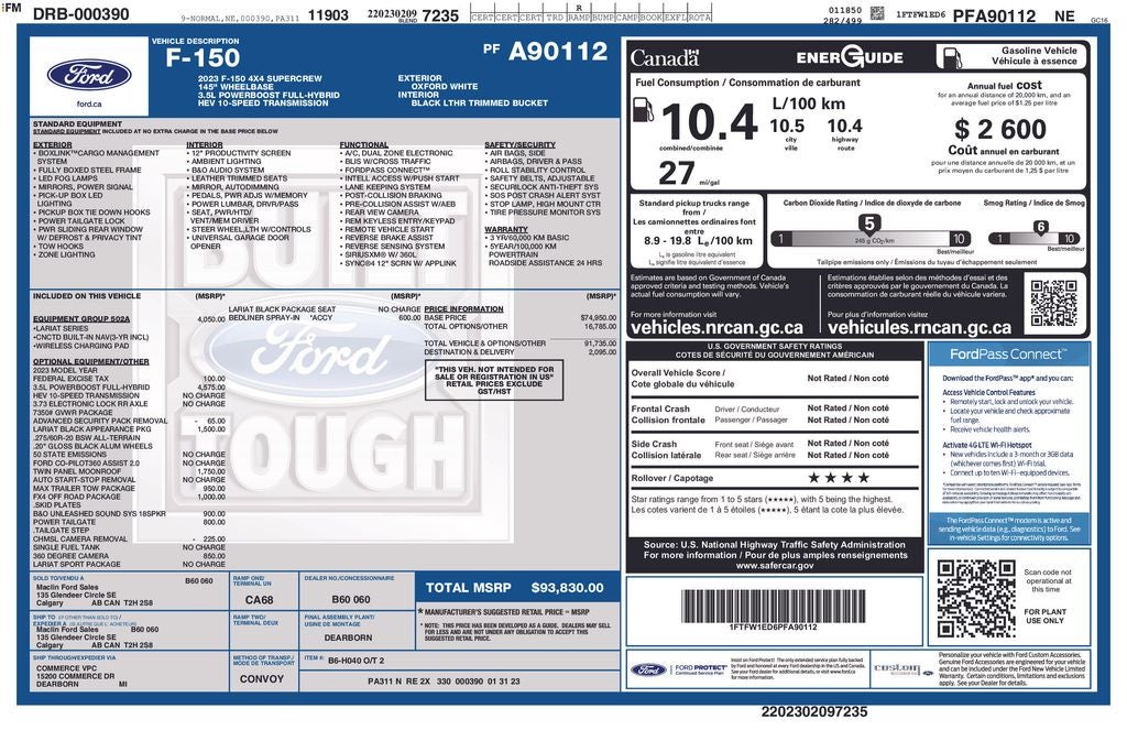 2023 Ford F-150 Lariat