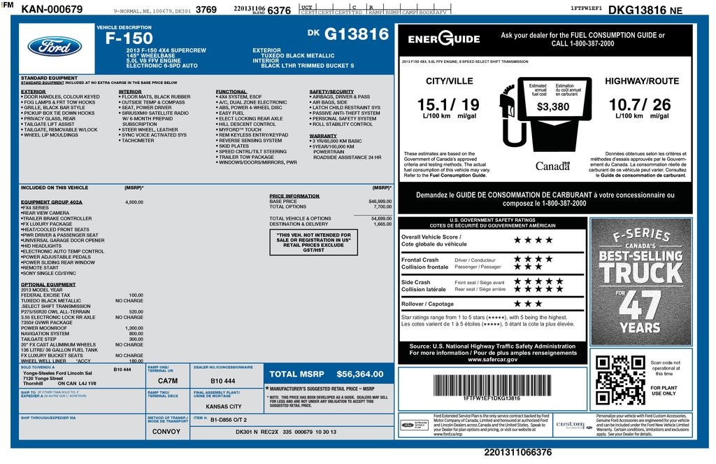 2013 Ford F-150 Base