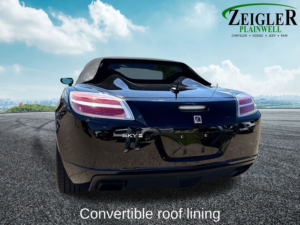 2007 Saturn Sky Red Line Convertible roof