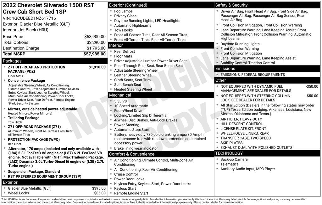 2022 Chevrolet Silverado 1500 RST