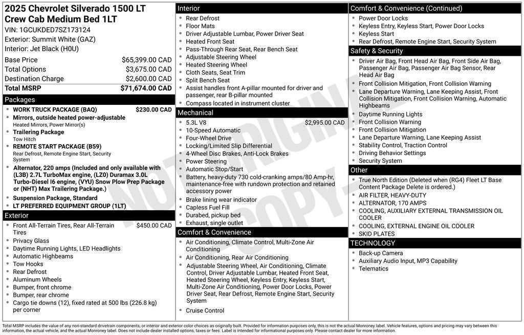 2025 Chevrolet Silverado 1500 LT