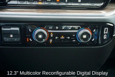 2025 Chevrolet Silverado 1500 LT 12.3" Multicolor Reconfigurable Digital Display &