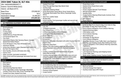 2024 GMC Yukon XL SLT