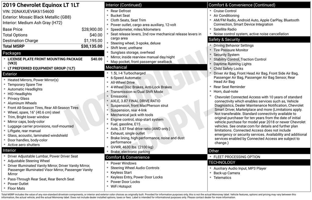 2019 Chevrolet Equinox LT