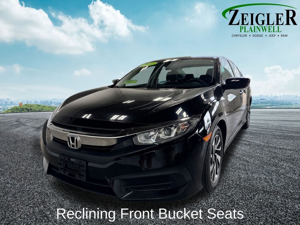 2016 Honda Civic EX Radio: 180-Watt AM/FM Audio System