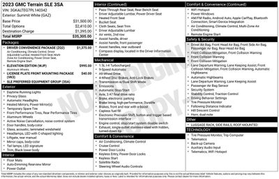 2023 GMC Terrain SLE