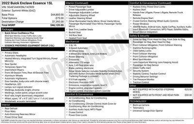 2022 Buick Enclave Essence