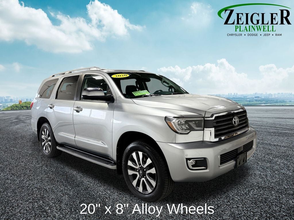 2020 Toyota Sequoia Limited Power moonroof