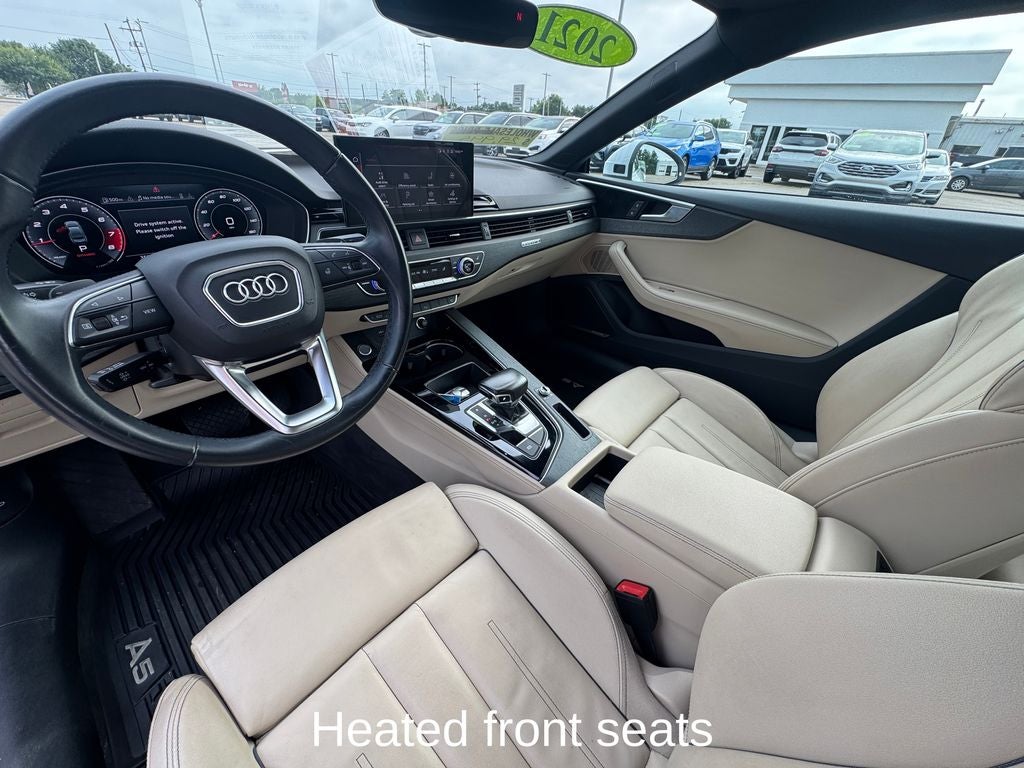 2021 Audi A5 45 S line Premium Plus Power moonroof
