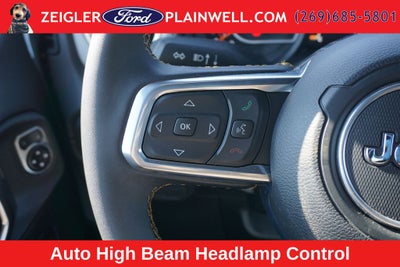 2024 Jeep Wrangler Sahara Hard Top Sky One Touch Power Moonroof Top Tech &