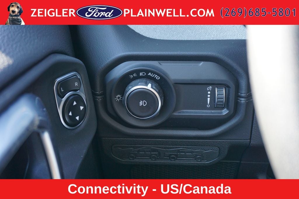 2024 Jeep Wrangler Sahara Hard Top Sky One Touch Power Moonroof Top Tech &